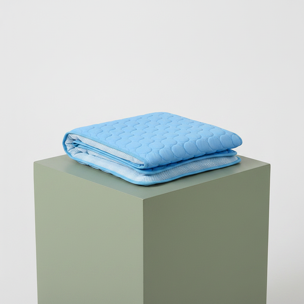 Blue cooling mat